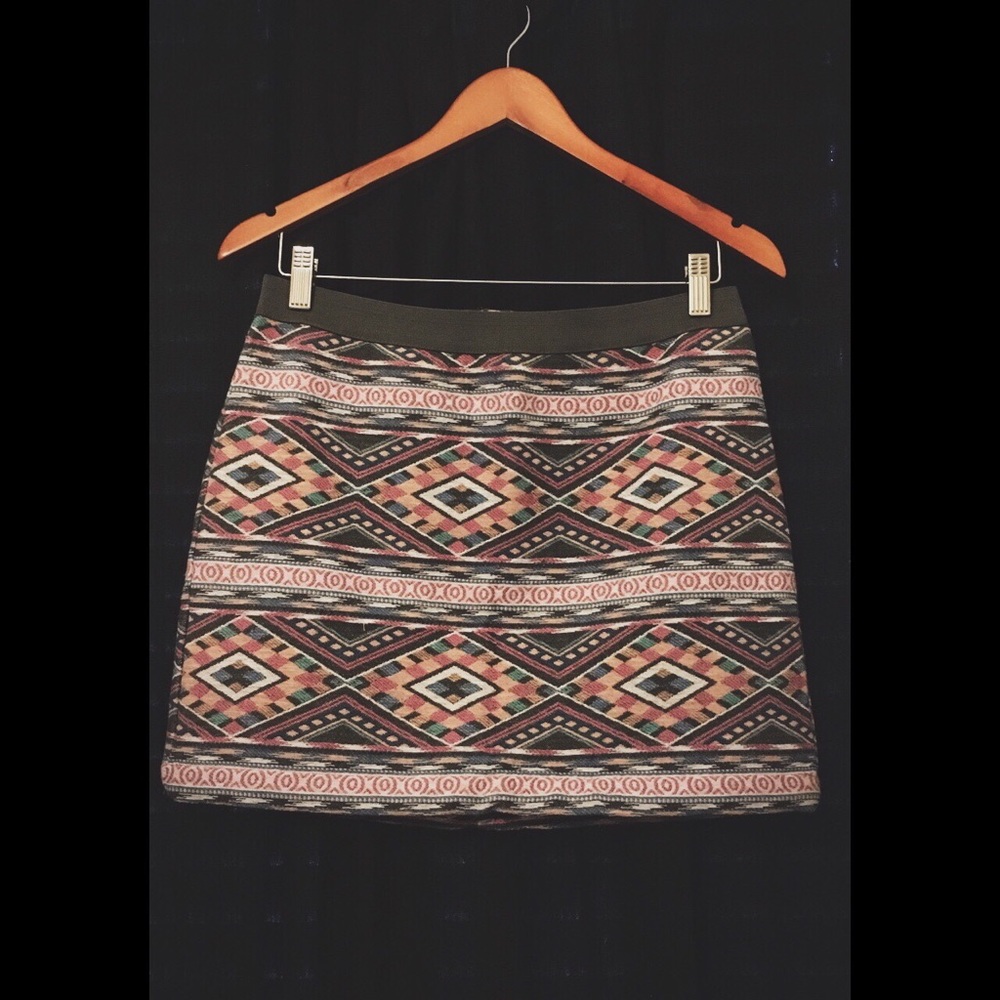 Tribal Mini Skirt
